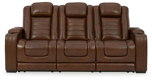 Signature Design by Ashley® Backtrack PWR REC Sofa with ADJ Headrest.