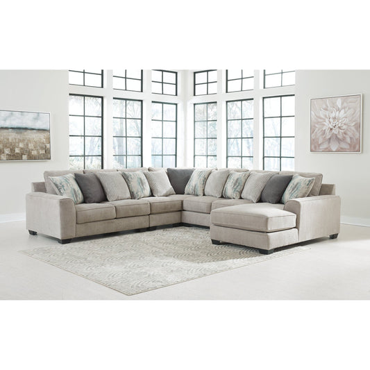 Benchcraft® Ardsley 5-Piece Sectional with Chaise.