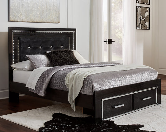 Signature Design by Ashley® Kaydell  Panel Bed With Storage.