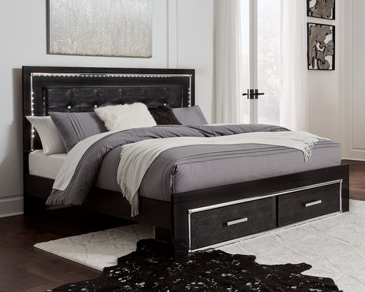 Signature Design by Ashley® Kaydell  Panel Bed With Storage.