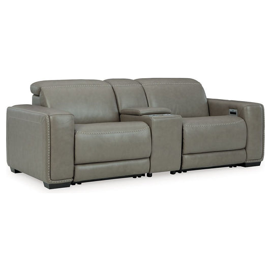 Signature Design by Ashley® Correze 3-Piece Power Reclining Sectional Loveseat.