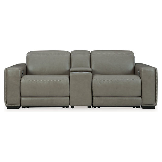 Signature Design by Ashley® Correze 3-Piece Power Reclining Sectional Loveseat.