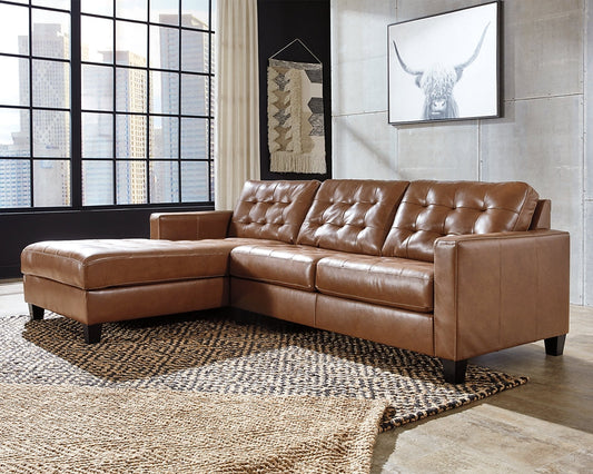 Signature Design by Ashley® Baskove 2-Piece Sectional with Chaise at   Contempo Furniture  Contempo Furniture Baskove 2-Piece Sectional with Chaise Signature Design by Ashley®.