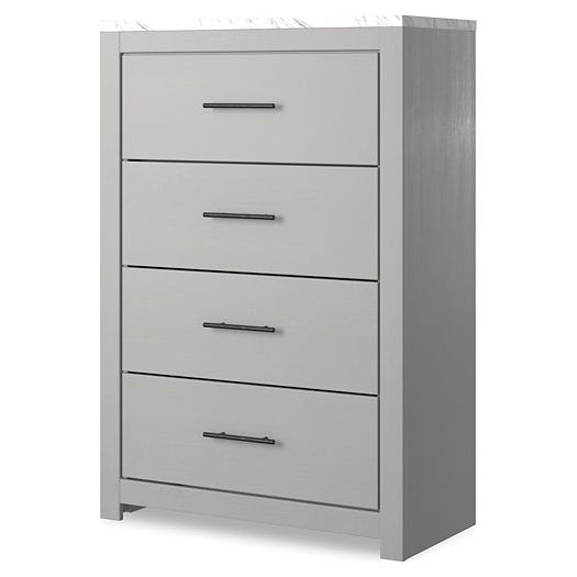 Signature Design by Ashley® Cottonburg Four Drawer Chest.