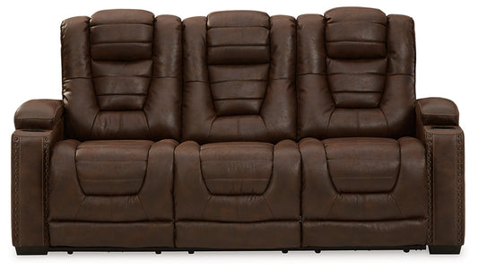 Signature Design by Ashley® Owner's Box PWR REC Sofa with ADJ Headrest.