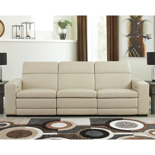 Signature Design by Ashley® Texline 4-Piece Power Reclining Sofa.