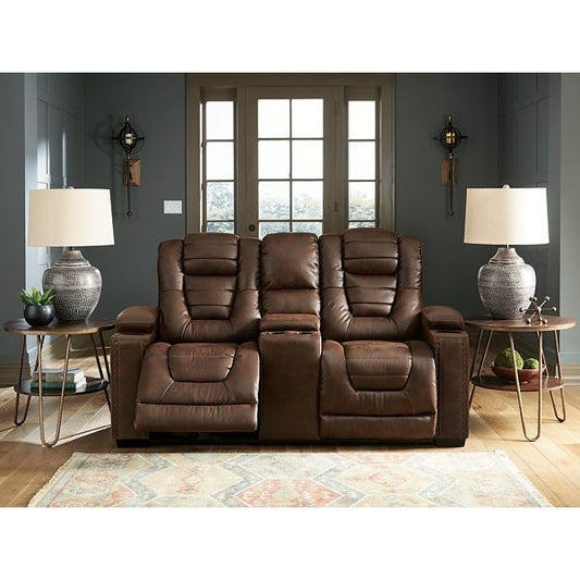 Signature Design by Ashley® Owner's Box PWR REC Loveseat/CON/ADJ HDRST.