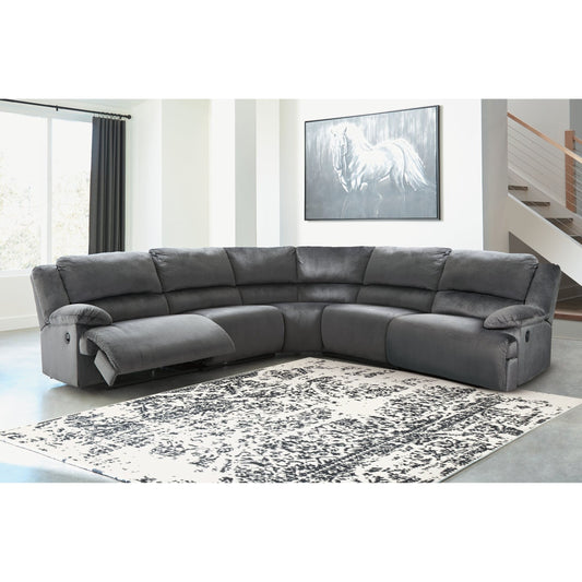 Signature Design by Ashley® Clonmel 5-Piece Reclining Sectional.