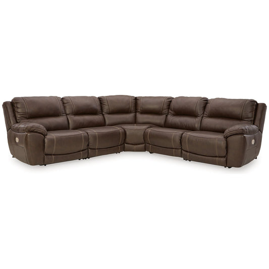 Signature Design by Ashley® Dunleith 5-Piece Power Reclining Sectional.