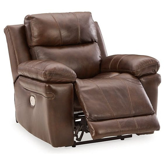 Signature Design by Ashley® Edmar PWR Recliner/ADJ Headrest.