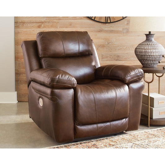 Signature Design by Ashley® Edmar PWR Recliner/ADJ Headrest.