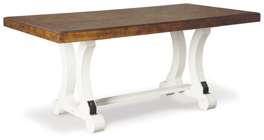 Signature Design by Ashley® Valebeck Rectangular Dining Room Table.