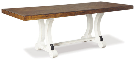 Signature Design by Ashley® Valebeck Rectangular Dining Room Table.