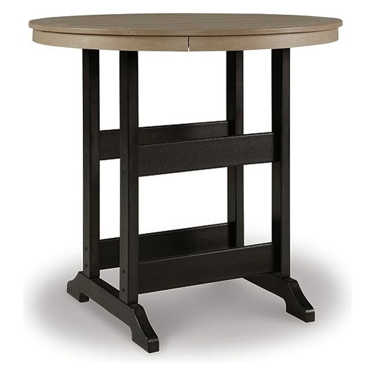 Signature Design by Ashley® Fairen Trail Round Bar Table w/UMB OPT.