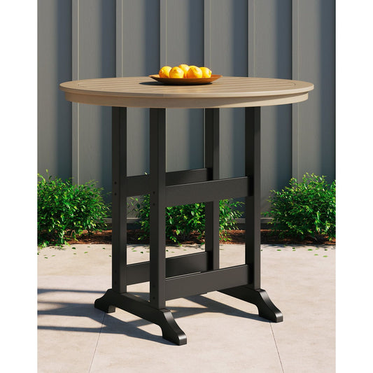 Signature Design by Ashley® Fairen Trail Round Bar Table w/UMB OPT.