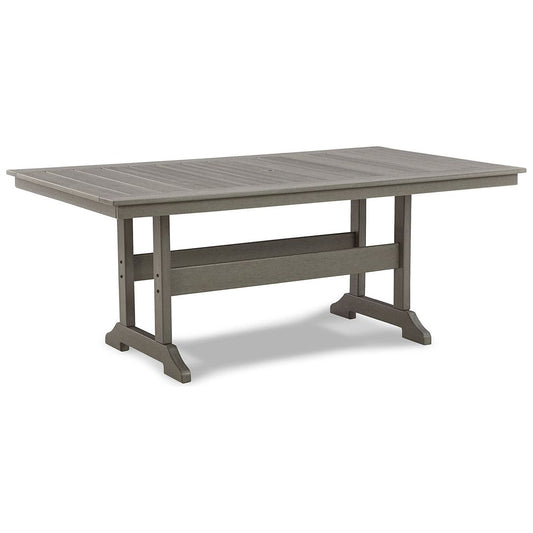 Signature Design by Ashley® Visola RECT Dining Table w/UMB OPT.