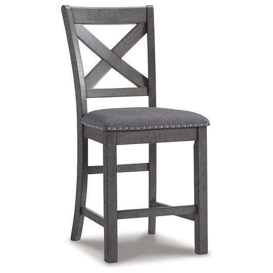 Signature Design by Ashley® Myshanna Upholstered Barstool (2/CN).