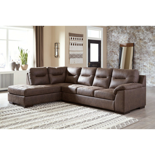 Signature Design by Ashley® Maderla 2-Piece Sectional with Chaise.