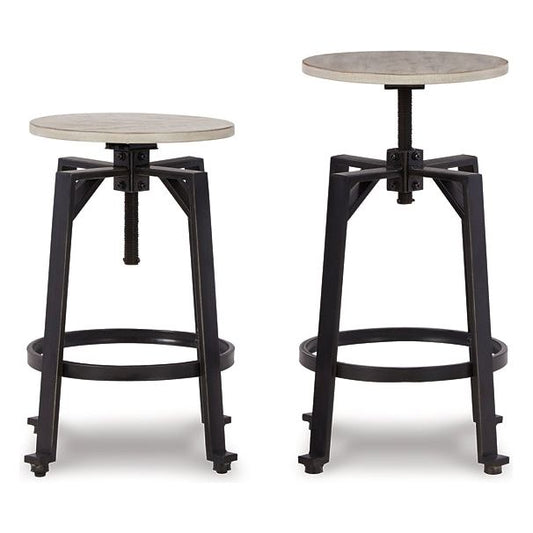 Signature Design by Ashley® Karisslyn Swivel Stool (2/CN).