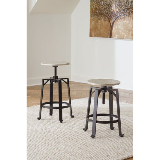 Signature Design by Ashley® Karisslyn Swivel Stool (2/CN).