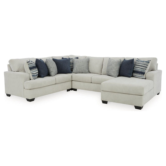 Benchcraft® Lowder 4-Piece Sectional with Chaise.