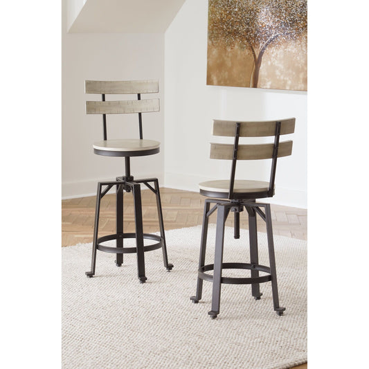 Signature Design by Ashley® Karisslyn Swivel Barstool (2/CN).