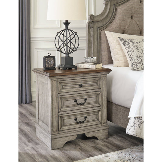 Signature Design by Ashley® Lodenbay Three Drawer Night Stand.