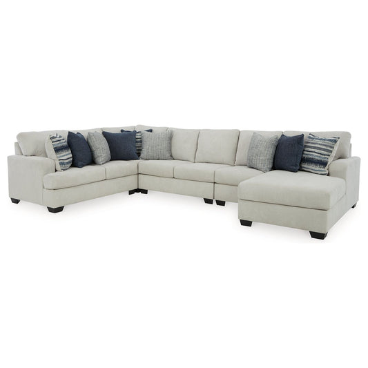 Benchcraft® Lowder 5-Piece Sectional with Chaise.