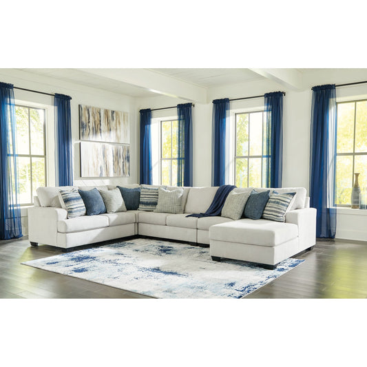 Benchcraft® Lowder 5-Piece Sectional with Chaise.