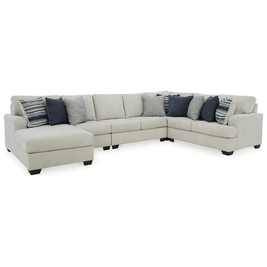 Benchcraft® Lowder 5-Piece Sectional with Chaise.