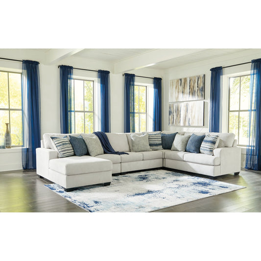 Benchcraft® Lowder 5-Piece Sectional with Chaise.