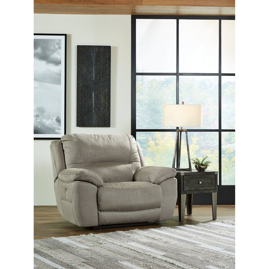 Signature Design by Ashley® Next-Gen Gaucho Zero Wall Power Wide Recliner.