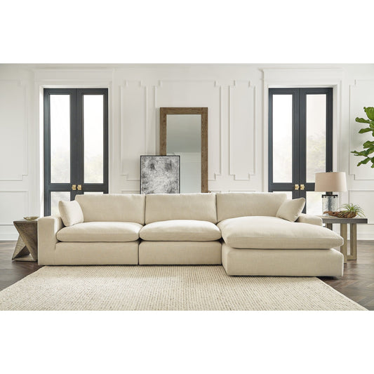 Benchcraft® Elyza 3-Piece Sectional with Chaise.