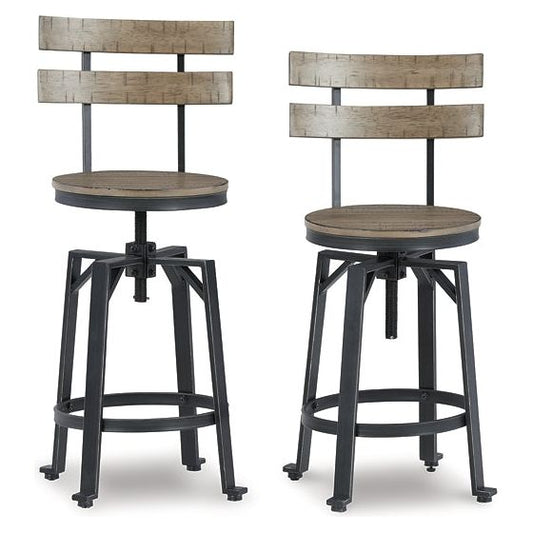 Signature Design by Ashley® Lesterton Swivel Barstool (2/CN).