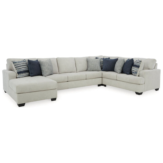 Benchcraft® Lowder 4-Piece Sectional with Chaise.