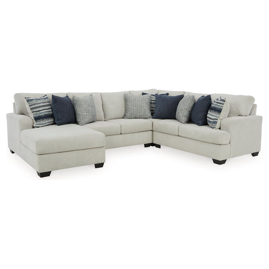 Benchcraft® Lowder 4-Piece Sectional with Chaise.