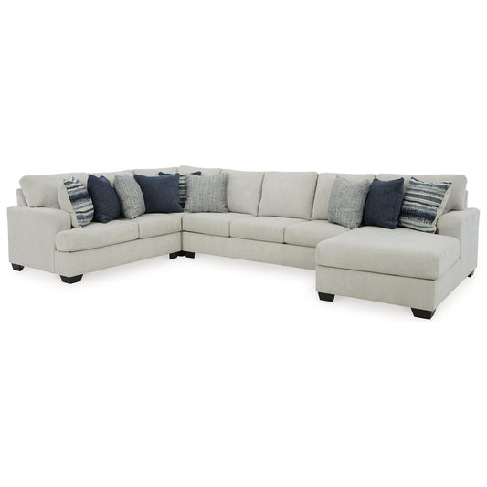 Benchcraft® Lowder 4-Piece Sectional with Chaise.