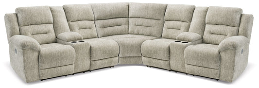 Signature Design by Ashley® Family Den 3-Piece Power Reclining Sectional.