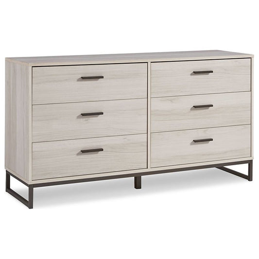 Signature Design by Ashley® Socalle Six Drawer Dresser.