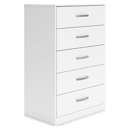 Signature Design by Ashley® Flannia Five Drawer Chest.