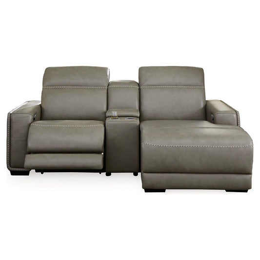 Signature Design by Ashley® Correze 3-Piece Power Reclining Sectional with Chaise.