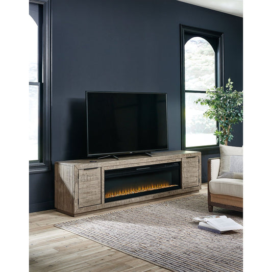 Signature Design by Ashley® Krystanza TV Stand with Electric Fireplace.