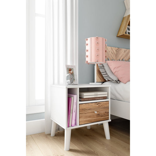 Signature Design by Ashley® Piperton One Drawer Night Stand.