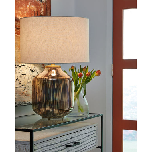 Signature Design by Ashley® Jadstow Glass Table Lamp (1/CN).