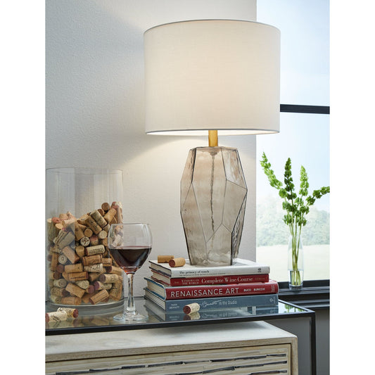 Signature Design by Ashley® Taylow Glass Table Lamp (1/CN).