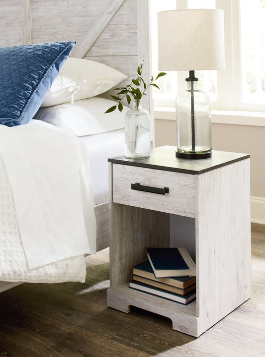 Signature Design by Ashley® Shawburn One Drawer Night Stand.