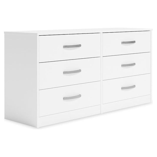 Signature Design by Ashley® Flannia Six Drawer Dresser.