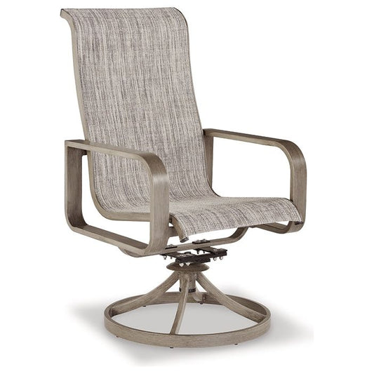 Signature Design by Ashley® Beach Front Sling Swivel Chair (2/CN).