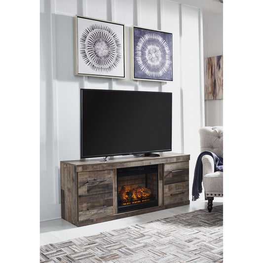 Signature Design by Ashley® Derekson TV Stand with Electric Fireplace.