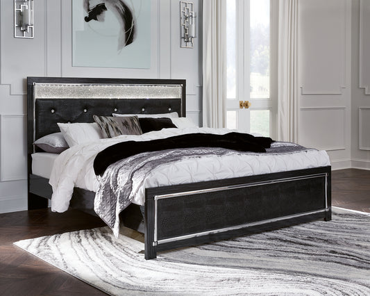 Signature Design by Ashley® Kaydell  Upholstered Panel Platform Bed.